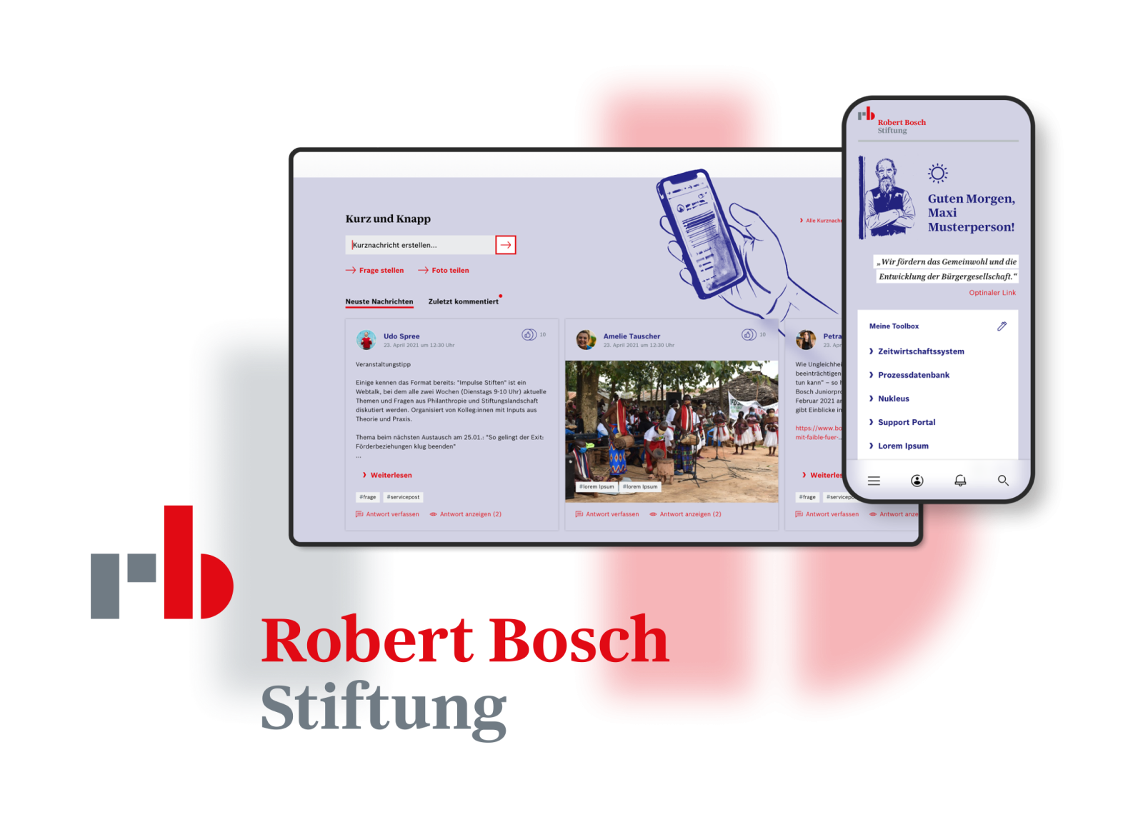 Intranet der Robert Bosch Stiftung