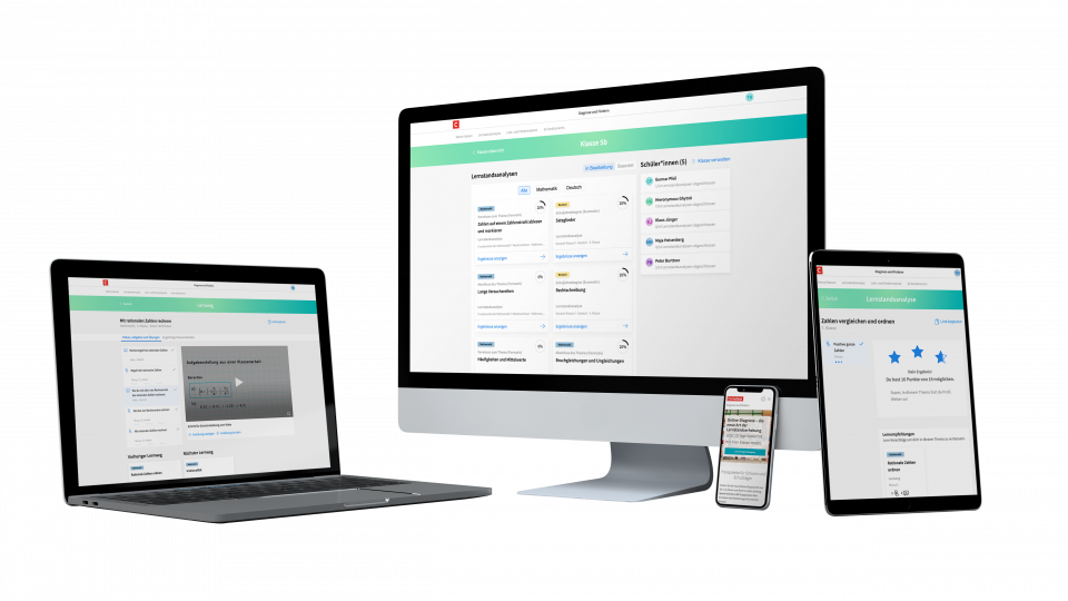 Cornelsen-Plattform für verschiedene Geräte